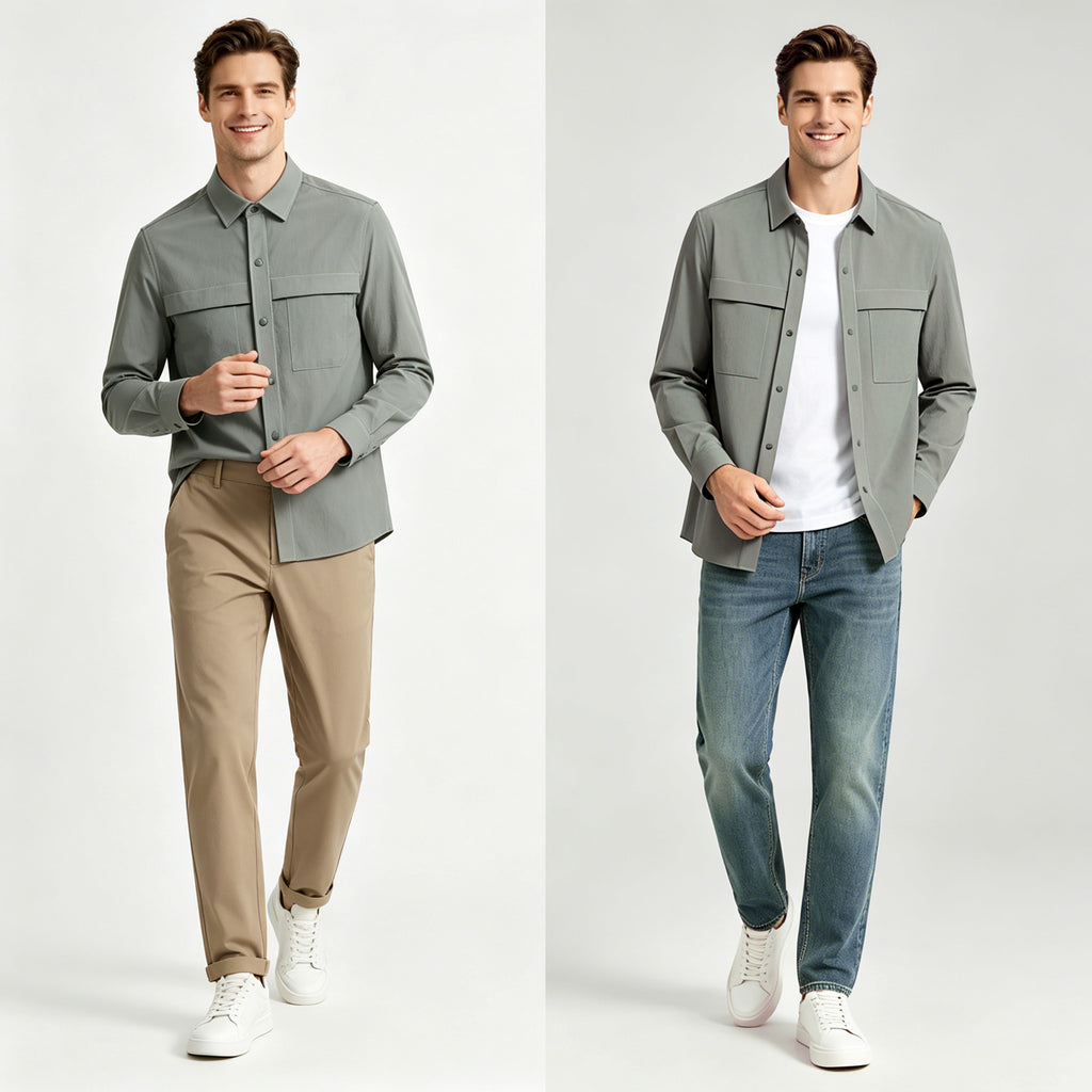 STBKD86358 Letang Urban Light Outdoor Longsleeves Shirt