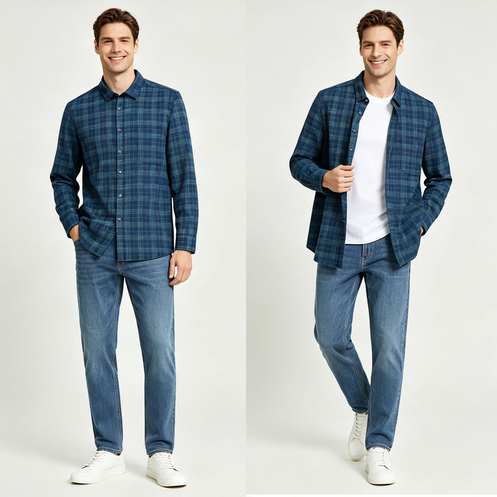 STCC001 Lengtang Daily Casual Longsleeves Shirts