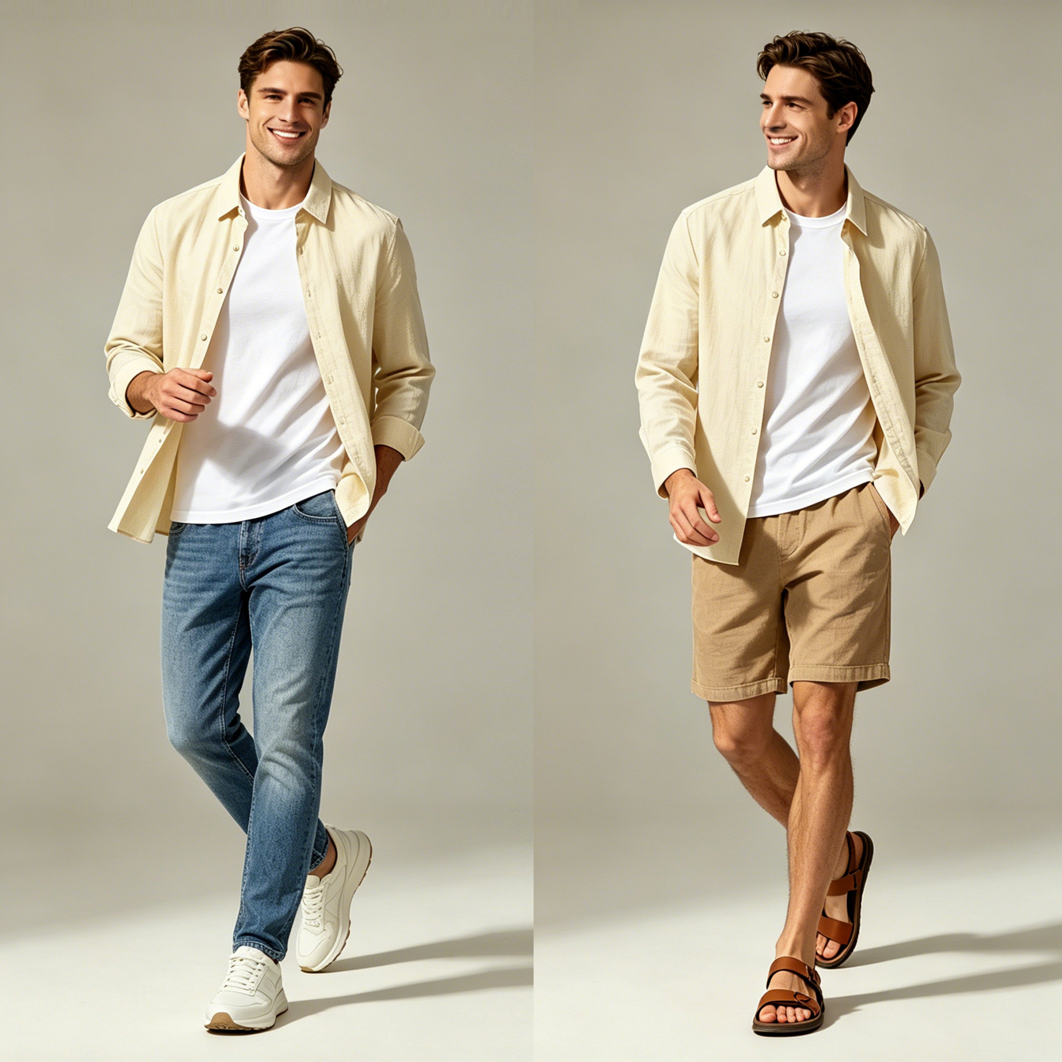 STXC002 Lengtang Daily Casual Longsleeves Shirts