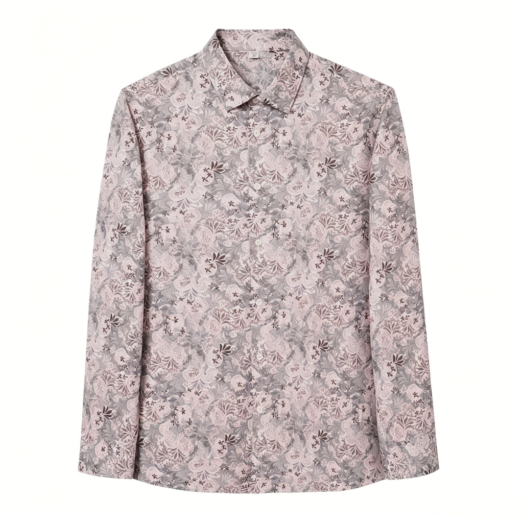 STFDESQ8056 Lengtang Printed Resort Style Shortsleeves Shirts