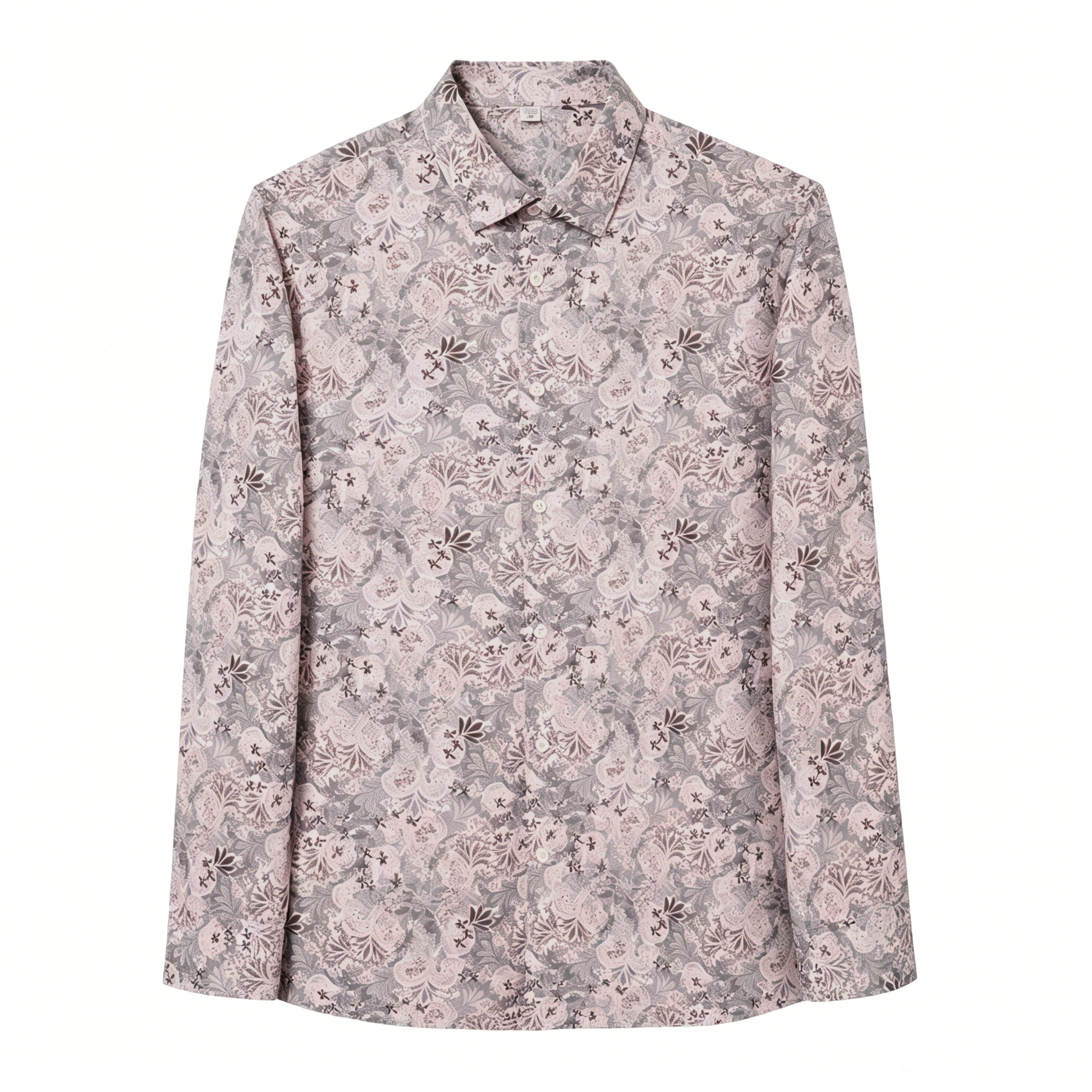 STFDESQ8056 Lengtang Printed Resort Style Shortsleeves Shirts