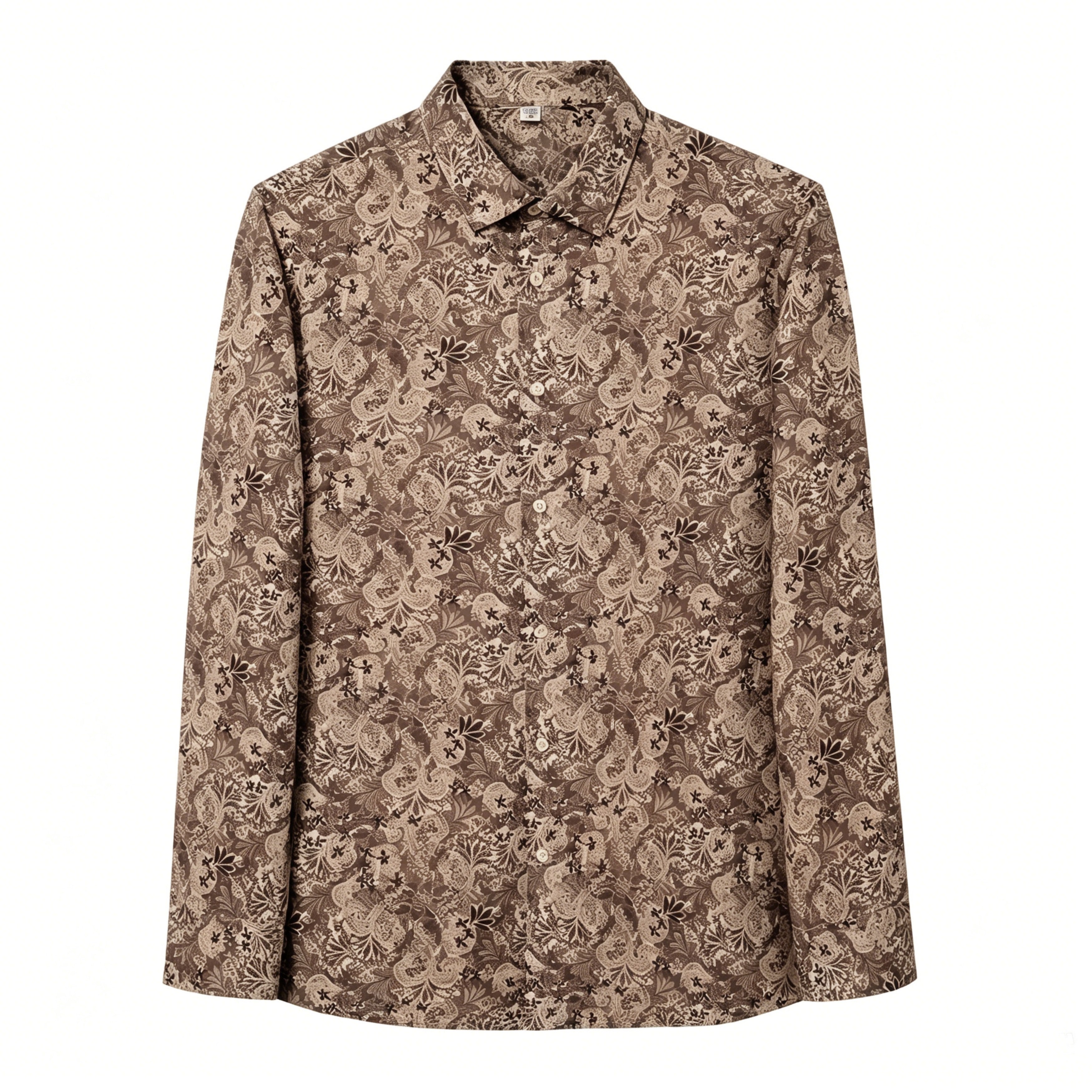 STFDESQ8056 Lengtang Printed Resort Style Shortsleeves Shirts