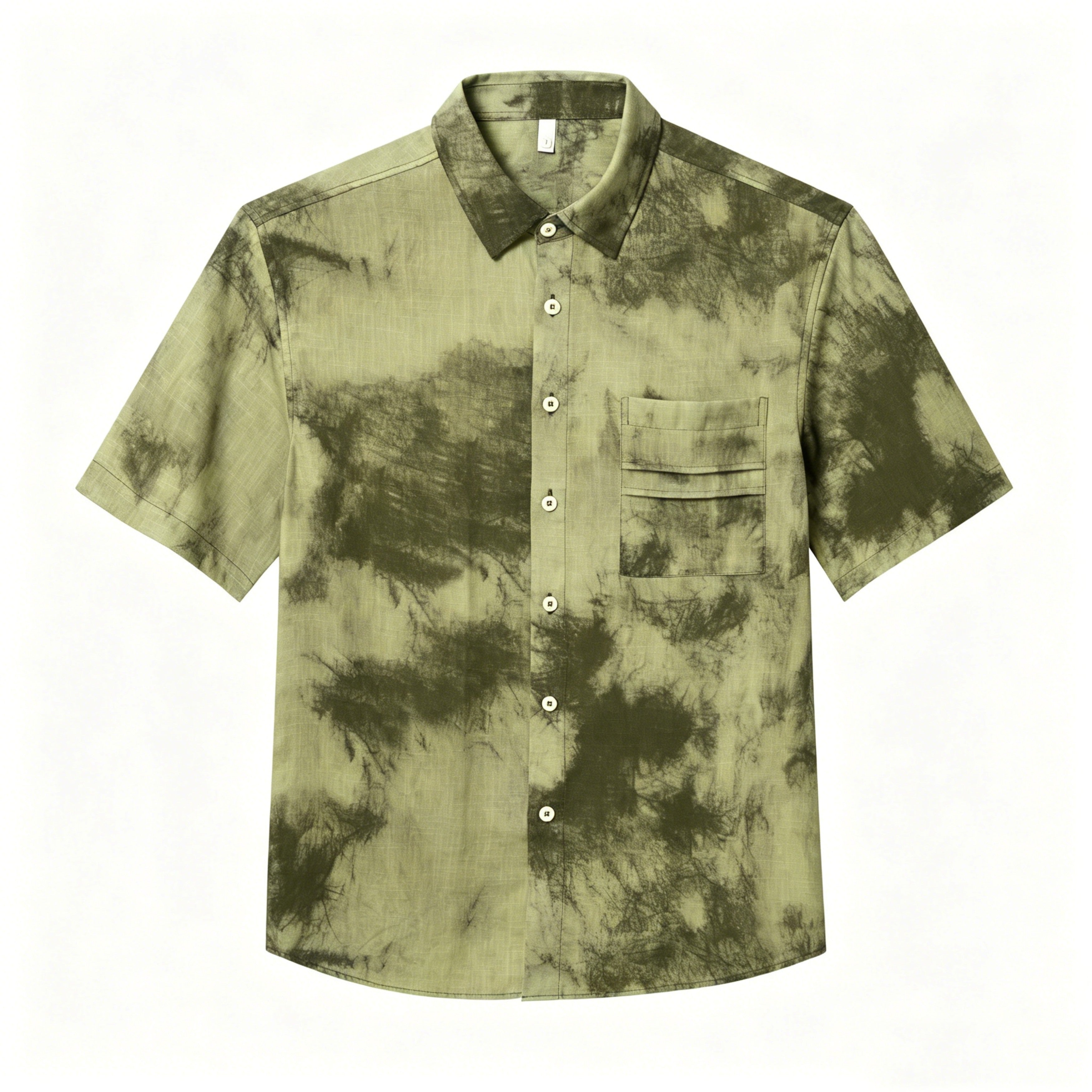 STBKD85326 Lengtang Printed Resort Style Shortsleeves Shirts