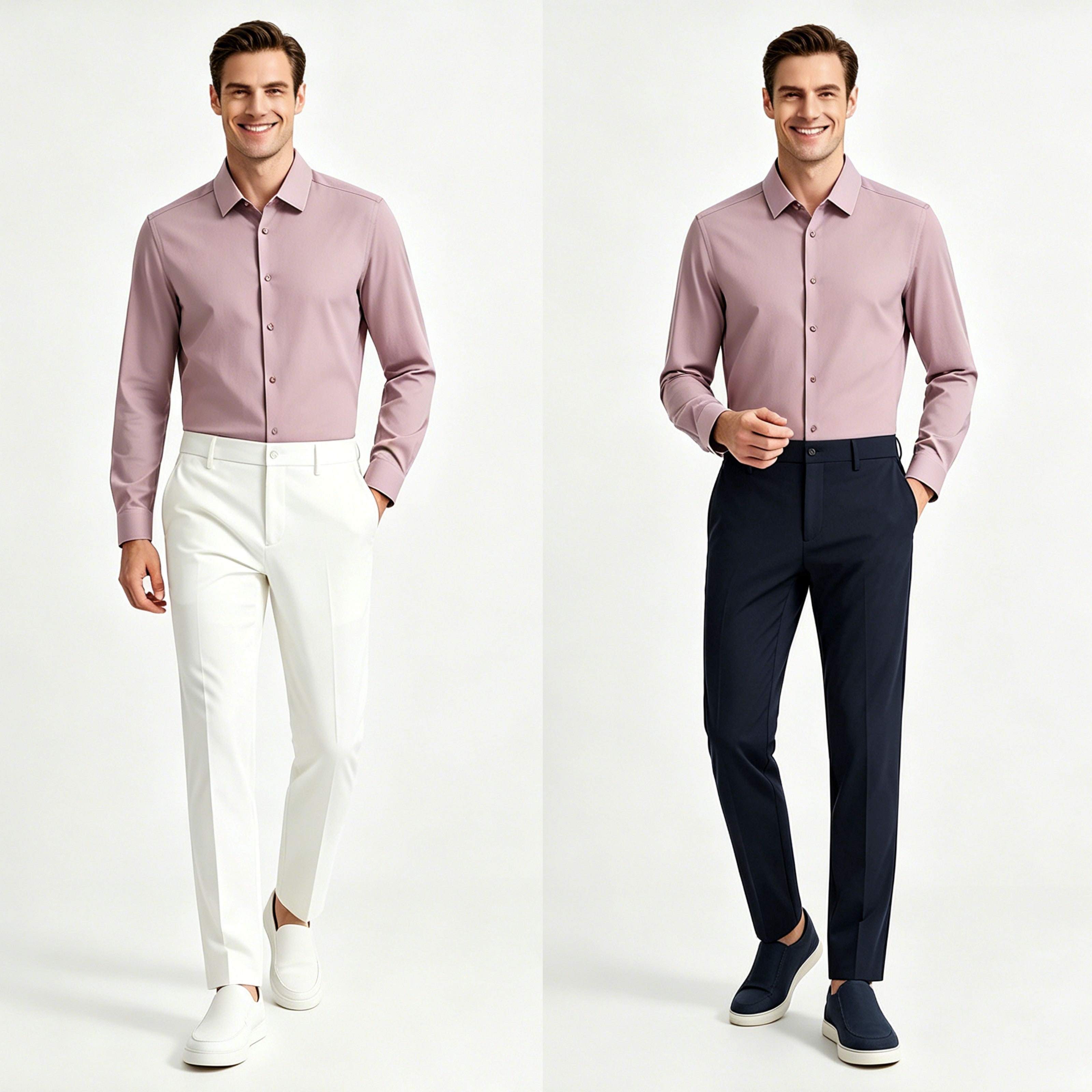 STFD701-5 Letang Business Commuting Longsleeves Shirts