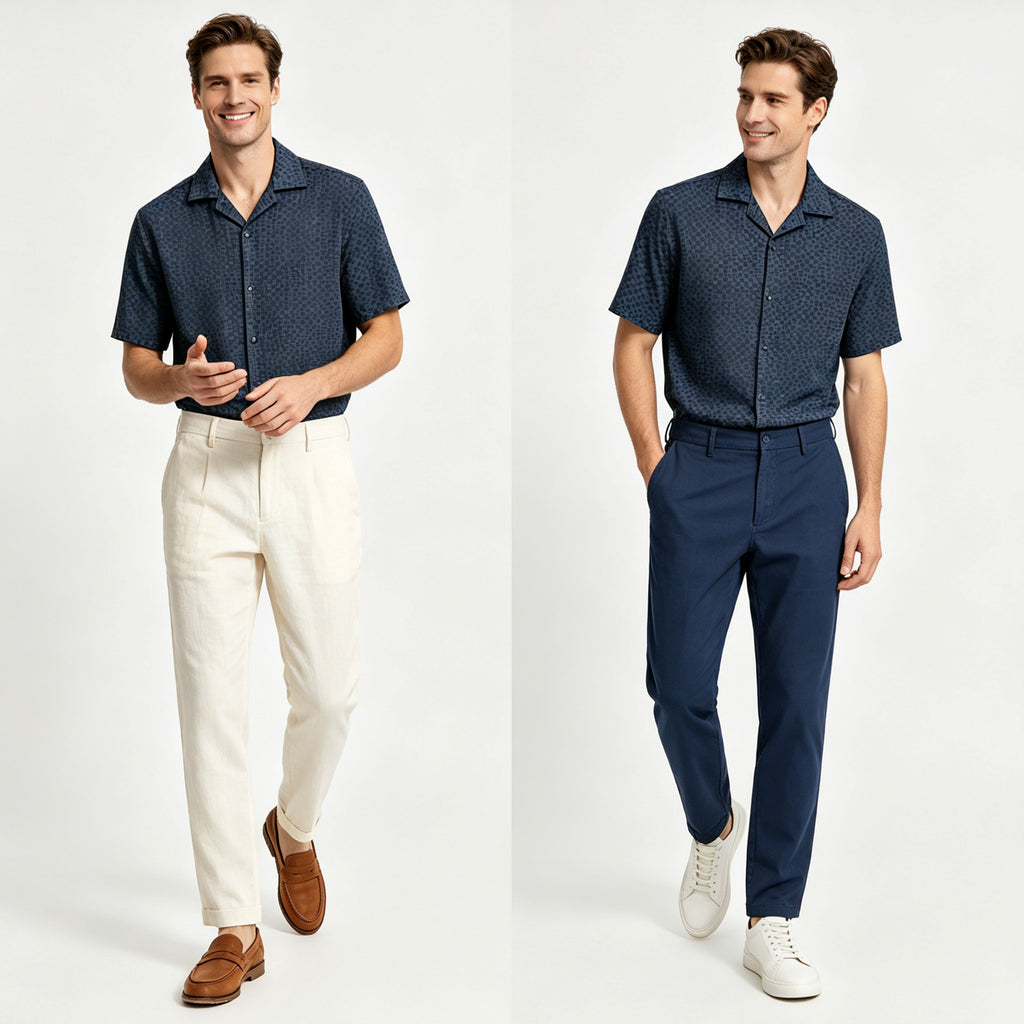 STNH001 Lengtang Design Shortsleeves Shirts