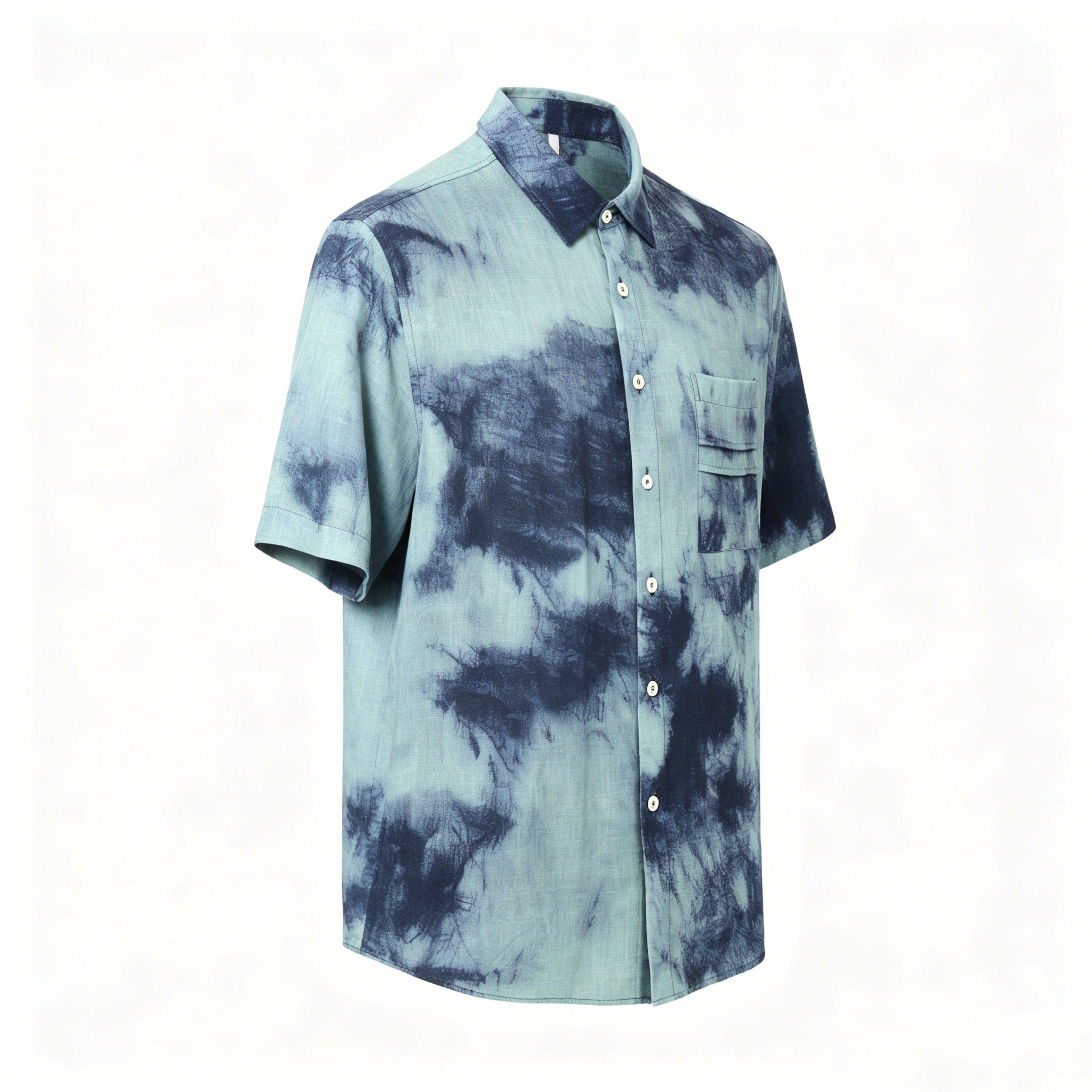 STBKD85326 Lengtang Printed Resort Style Shortsleeves Shirts