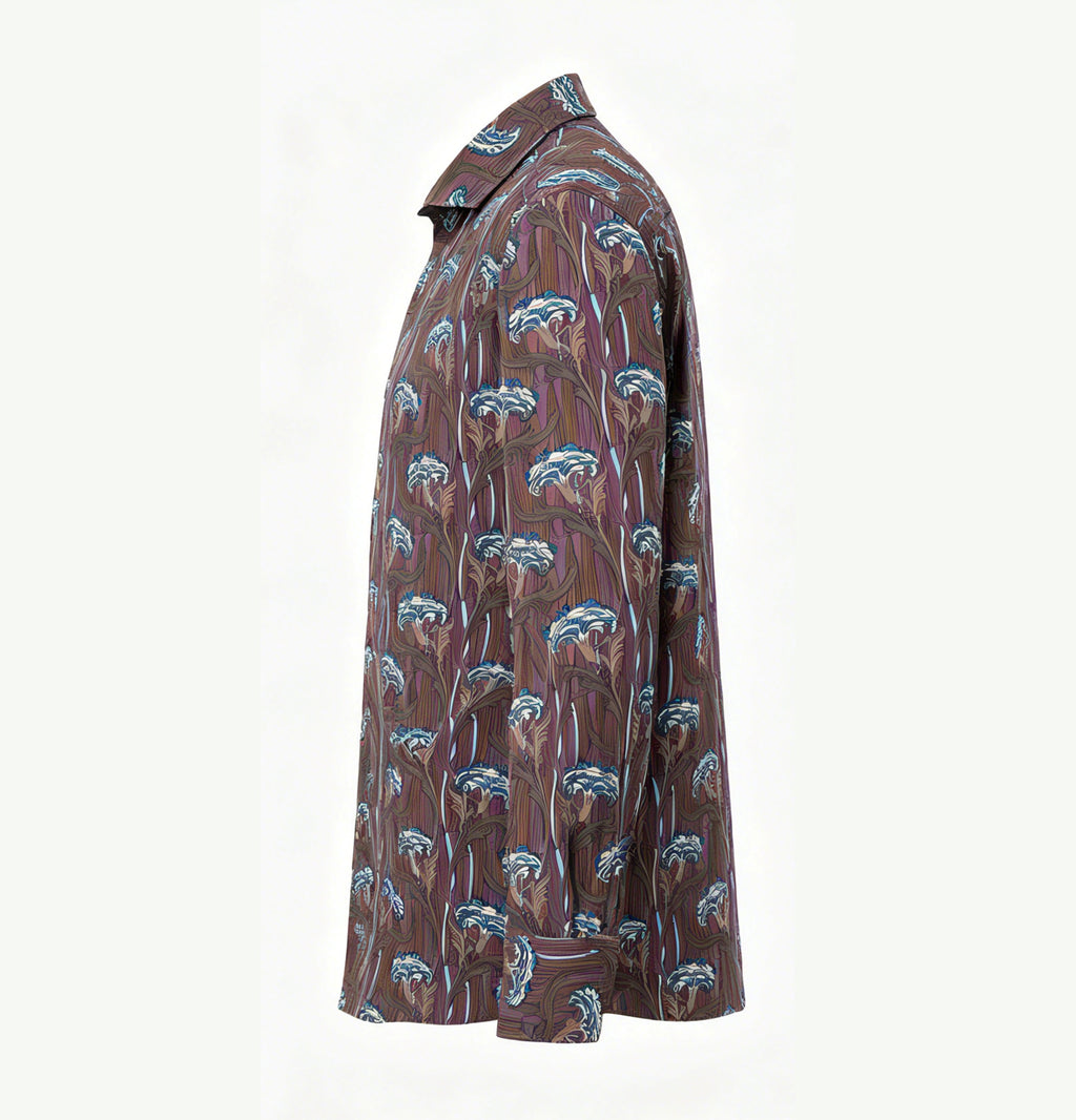 STFDESQ8059 Lengtang Printed Resort Style Shortsleeves Shirts