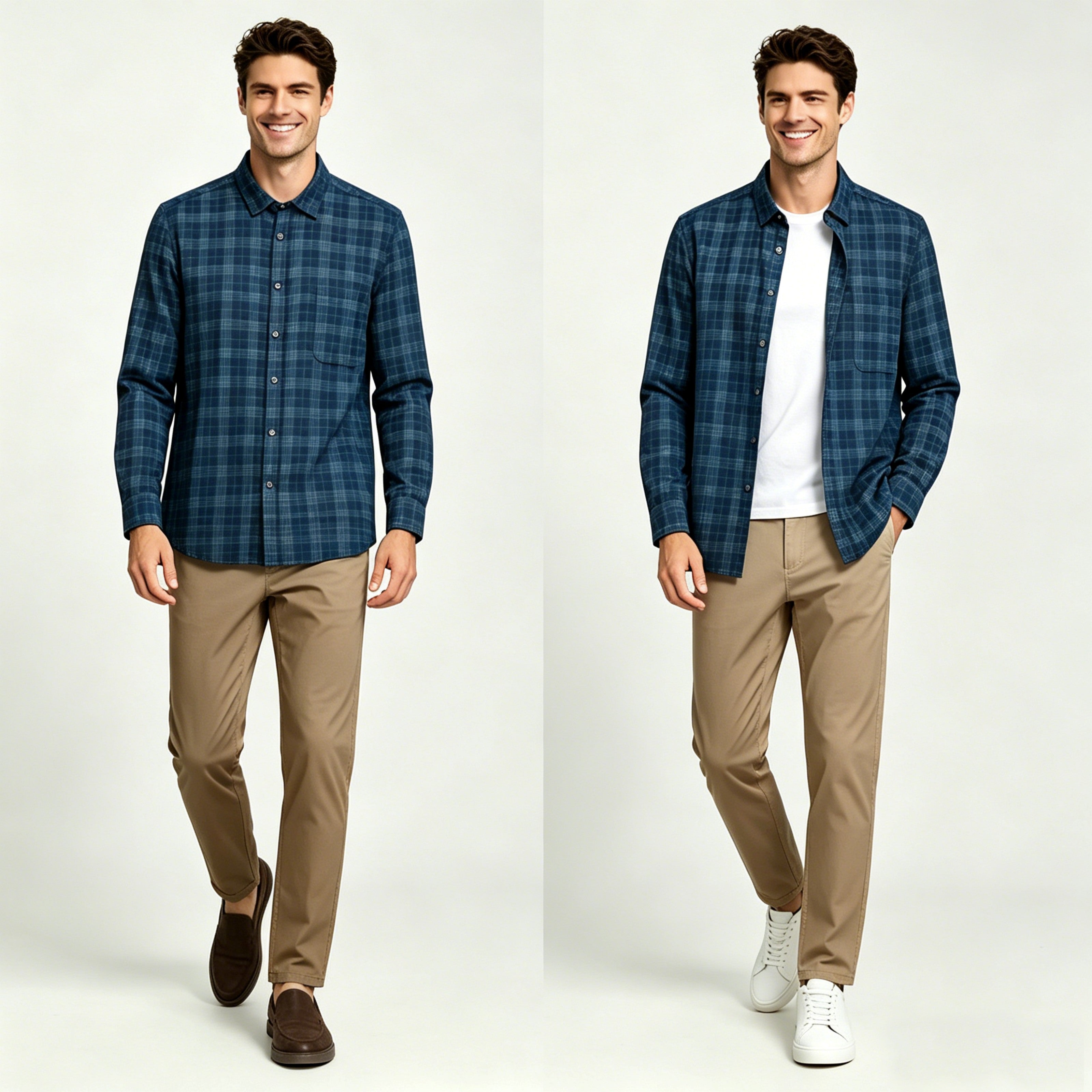 STCC001 Lengtang Daily Casual Longsleeves Shirts