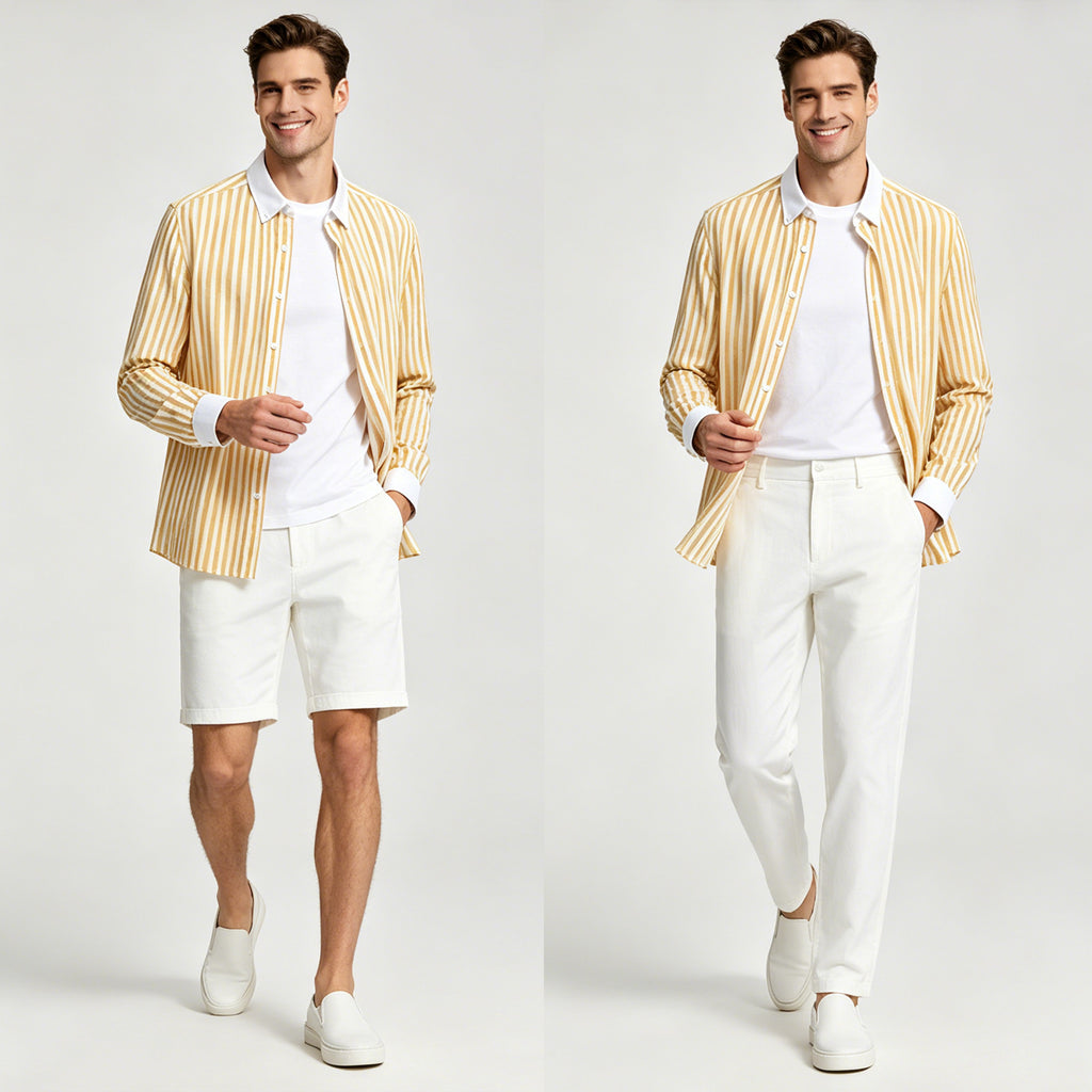 STFD3251826  Lengtang Daily Casual Longsleeves Shirts